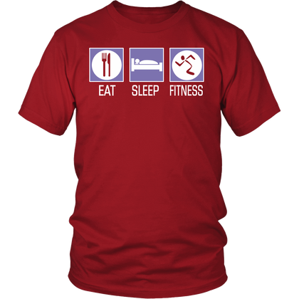 FunkyShirty Eat Sleep Fitness (Men)  Creative Design - FunkyShirty