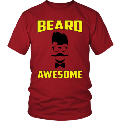 FunkyShirty Beard Awesome  Creative Design - FunkyShirty