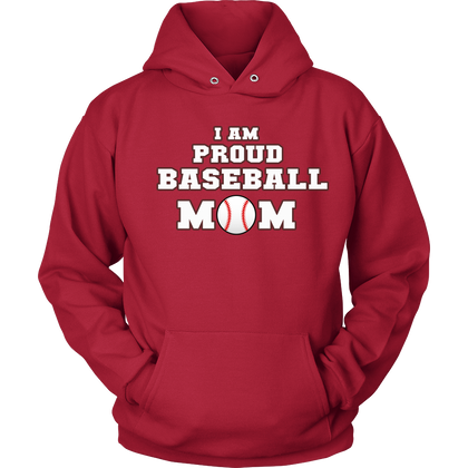 FunkyShirty I am Proud Baseball Mom  Creative Design - FunkyShirty