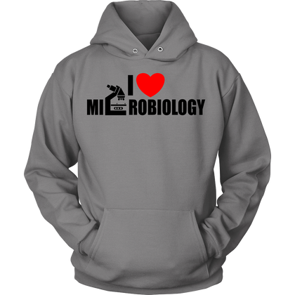 FunkyShirty I Love Microbiology (Women)  Creative Design - FunkyShirty