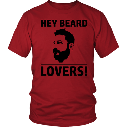 FunkyShirty Hey Beard Lovers  Creative Design - FunkyShirty