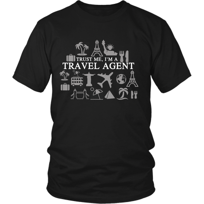 FunkyShirty Trust me I'm a Travel Agent (Men)  Creative Design - FunkyShirty