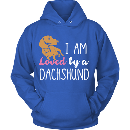 FunkyShirty I am Loved by a Dachshund (Women)  Creative Design - FunkyShirty