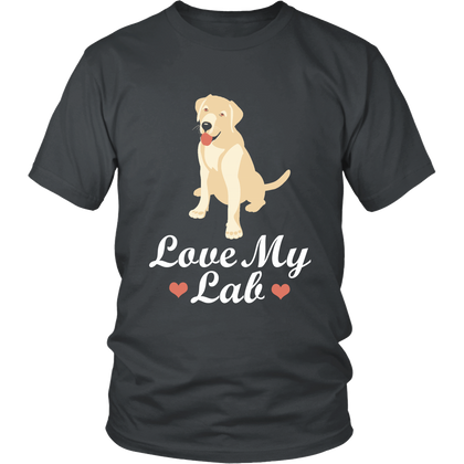 FunkyShirty LOve my Lab (Men)  Creative Design - FunkyShirty