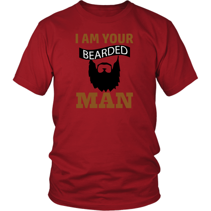 FunkyShirty I Am Your Bearded Man  Creative Design - FunkyShirty