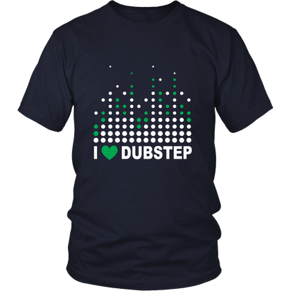 FunkyShirty I Love Dubstep (MEN)  Creative Design - FunkyShirty