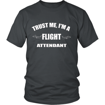 FunkyShirty Trust me Im a Flight Attendant (Men)  Creative Design - FunkyShirty