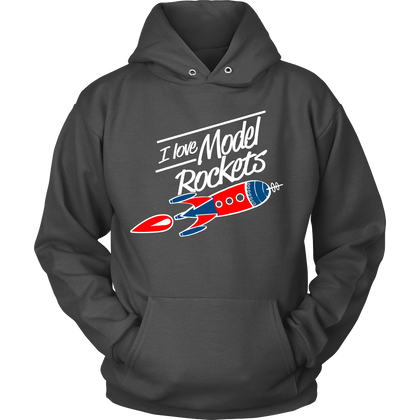 FunkyShirty I Love Model Rockets (Women)  Creative Design - FunkyShirty