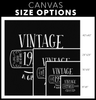 Vintage 1950 - Canvas Wrap