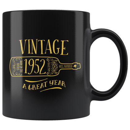 Vintage 1952 - Black Mug