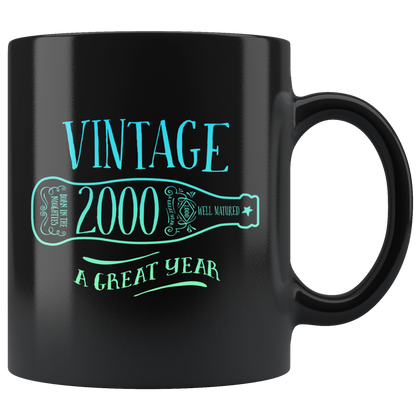 Vintage 2000 - Black Mug
