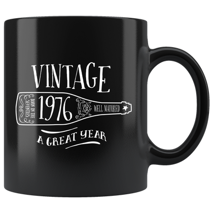 Vintage 1976 - Black Mug