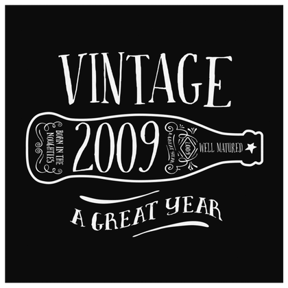 Vintage 2009 - Canvas Wrap